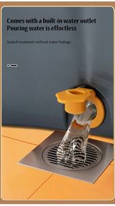 Juego <span class=keywords><strong>de</strong></span> Mopa Giratoria Mágica <span class=keywords><strong>de</strong></span> Microfibra 360 con Cubeta, Mopa Giratoria Mágica para Pisos con Poste <span class=keywords><strong>de</strong></span> Acero y Cesta <span class=keywords><strong>de</strong></span> Plástico - Ecológica para <span class=keywords><strong>Limpieza</strong></span> Interior - Product Image 5