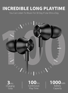 <span class=keywords><strong>Headset</strong></span> waktu putar sangat panjang dengan mikrofon 5.1 dengan headphone tali leher nirkabel tahan air magnetis Stereo - Product Image 3