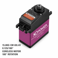 XQ POWER XQ-RS416 Roboter-Servo 21,8kg.cm Titangetriebe Kernloser Motor Digitaler Servo 180 Grad DIY Roboterarm 8,4V