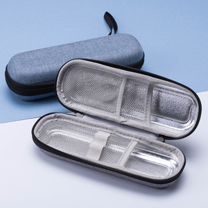Estuche <span class=keywords><strong>de</strong></span> <span class=keywords><strong>Viaje</strong></span> para Insulina, <span class=keywords><strong>de</strong></span> Nailon Rígido EVA, para Diabéticos, con Paquete <span class=keywords><strong>de</strong></span> Gel Opcional y Soporte para Viales, 20*7*5CM - Product Image 2