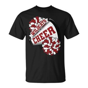 T-shirt Wildcats Cheer Back To School Spirit noir taille moyenne - Product Image 1