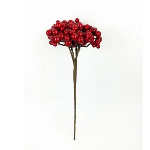 Рождественская искусственная пена вишня украшение красный шар орнамент для венка самодельный домашний декор