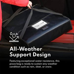 กระเป๋าเป้สะพายหลังส่งฟรีกระเป๋าเก็บความเย็นหุ้มฉนวนที่ทันสมัยกระเป๋าส่งอาหารพับได้กระเป๋าพิซซ่าใช้อาหารกลางวัน - Product Image 3