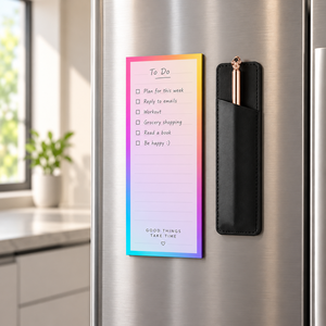 Centro de Mensajes Magnético Innovador, Ecológico y que Ahorra Espacio, Resistente, de Cualquier Forma, Diseños Personalizados, para Uso en Oficina y Planificación Familiar - Product Image 1