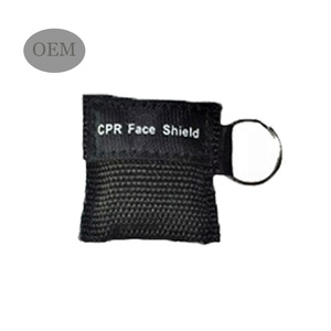 Kit de premiers secours CPR avec valve unidirectionnelle, kit médical CPR, masque de protection faciale pour respiration buccale, porte-clés - Product Image 6