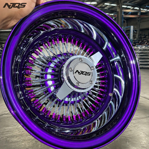 NJQS Çok Satan 13x7 5x114.3 Jantlar Yüksek Kaliteli Özel Renk Mavi Telli Jantlar - Product Image 6