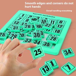 Puzzle Klotski Sliding Block Puzzle-<span class=keywords><strong>Jeu</strong></span> de casse-tête chinois classique, jouet ABS Tangram Logic pour enfants et adultes - Product Image 5