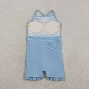 Vestido Deportivo para Niñas Pequeñas RTS ODM, Estampado de Color Sólido Informal, Transpirable, para Jugar Tenis, Yoga, con Shorts Forrados y Corte en A - Product Image 3