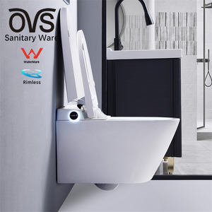 Toilettes de salle de bain, filigrane OVS australie <span class=keywords><strong>2022</strong></span>, toilettes murales suspendues <span class=keywords><strong>Wc</strong></span>, placards à eau, conception moderne, toilettes intelligentes - Product Image 3