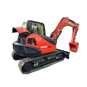 รถขุดมือสอง Kubota Kx183 183 ขนาดเล็ก 8 ตัน ราคาโรงงาน เครื่องจักรก่อสร้าง รถขุดแบคโฮ Kubota 183-3 ราคาถูก - Product Image 1
