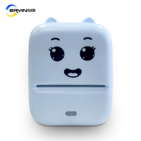 Imprimante thermique portable sans encre Bluetooth, mini imprimante d'étiquettes intelligente sans fil de poche personnalisée