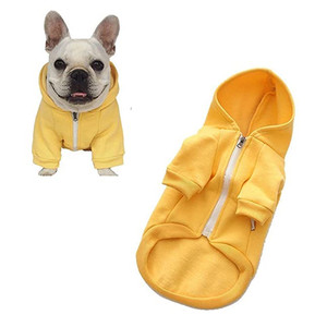 Di lusso Confortevole Cane Camicia di Sport Felpa Con Cappuccio Vestiti Pet Abbigliamento In Cotone Materiale Cucciolo <span class=keywords><strong>Bulldog</strong></span> <span class=keywords><strong>Francese</strong></span> Produttore di 2021 - Product Image 2