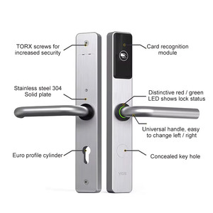 מפתח חכם דיגיטלי טלפון חכם בקרת טלפון חכם חדש הגיע דלת כרטיס keysless דלת חכם - Product Image 4