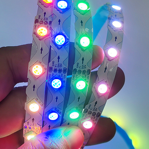 Bande <span class=keywords><strong>LED</strong></span> programmable WS2815 SMD5050 <span class=keywords><strong>5m</strong></span> par rouleau DC12V Contrôle intelligent pour enseigne de lettre 3D personnalisée - Product Image 1