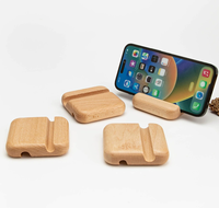 Supports de téléphone portable en bois massif naturel, accessoire de bureau, support de téléphone de bureau en bois pour mobilier de bureau