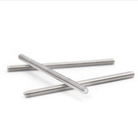 Fixations standard prix d'usine en acier au carbone A193 B7 B8 B8M goujon fileté galvanisé zingué DIN976