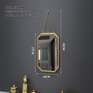 <span class=keywords><strong>Espejo</strong></span> Cosmético, <span class=keywords><strong>Espejo</strong></span> <span class=keywords><strong>de</strong></span> Vanidad <span class=keywords><strong>de</strong></span> Aluminio y Vidrio, <span class=keywords><strong>de</strong></span> Pared o <span class=keywords><strong>de</strong></span> Sobremesa, Estilo Hierro Forjado, para Baño, Dormitorio o Sala <span class=keywords><strong>de</strong></span> Estar - Product Image 4