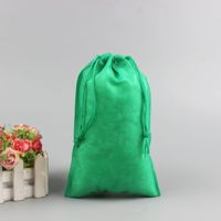 Pochette anti-poussière réutilisable en non-tissé avec cordon de serrage, sac de rangement personnalisé imprimé pour les voyages, les cadeaux et l'emballage