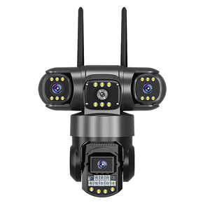 3K V380 6MP HD Red inalámbrica PTZ CCTV Cámara DE SEGURIDAD Tres lentes Threescreen WiFi Impermeable al aire libre para vigilancia del hogar - Product Image 6