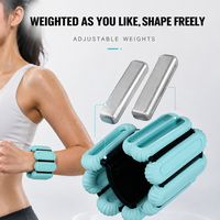 En gros, Bandes de poignet lestées réglables en silicone pour le sport et le fitness, pour l'entraînement de force, la boxe, la marche, le jogging et la gym