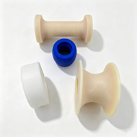 Accesorios de Plástico de Ingeniería para Mecanizado CNC, Bloque Guía de Rodillos de Nylon, Espaciador, Calzo, PA, POM, PEEK, Piezas de Plástico Personalizadas