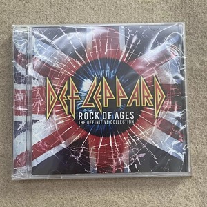 Nouvelle édition du CD Leppard Rock of Ages the Definitive Collection, 2 disques, les plus grands succès, classiques du hard rock des années 80, scellé - Product Image 1