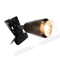 Support lumineux pour Reptile avec pince en céramique, fixation pour lampes, tortues et Lizard, chauds