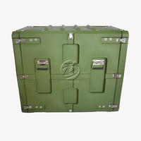 16U plastique dur étanche IP65 19 pouces boîtier de montage en rack antichoc