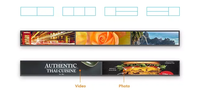 Écran Lcd 47.6 pouces pour supermarché, magasin de publicité, wi-fi, vente au détail intelligente, présentoir numérique