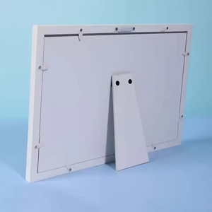 قدم الطفل واليد طباعة تذكار عدة إطار صور خشبي مع وسادة حبر لهدايا حديثي الولادة - Product Image 5