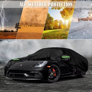 Telo Copriauto Impermeabile per <span class=keywords><strong>Porsche</strong></span> <span class=keywords><strong>718</strong></span> Boxster 1997-2024 con Cerniera e Fasce Antivento per Protezione da Neve, Pioggia, Polvere e Grandine - Product Image 4