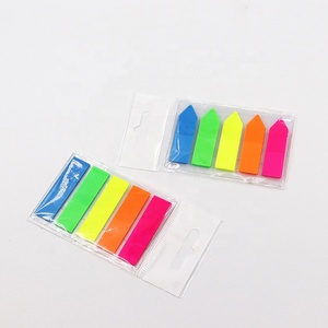 Bonne Qualité PET Calandre Marqueur Promotionnel Coloré imperméable à l'eau amovible Notes Autocollantes En Plastique - Product Image 5