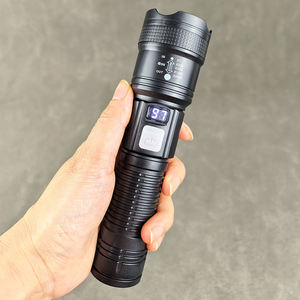 2026 Outdoor Tactical Torch <b>Flashlight</b> Powerful <b>LED</b> USB Rechargeable Camping Light with ABS Body Waterproof - Product Image 3