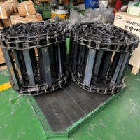 Ensemble de maillons de chenilles pour finisseur d'asphalte, pièces de rechange de chaîne de chenilles résistantes à l'usure pour machine de pavage routier, garantie 1 an.