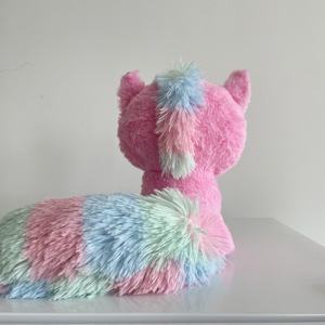 Geeme personalizado 10 pulgadas creativo peluche Animal Rosa unicornio muñeca juguetes suaves para niñas - Product Image 3