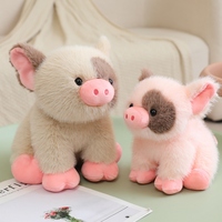 Vente en gros : Nouveaux jouets en peluche pour bébés, cochon classique en peluche, doux et moelleux pour enfants, jouet de dessin animé adorable pour le sommeil avec queue bouclée