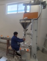 Machine d'emballage de poudre en sachet d'usine source pour farine, semoule de maïs, manioc – Opération facile, pesage et remplissage pour matériaux plastiques et papier