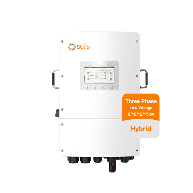 Low Voltage 48V Hybrid Inverter 8kW 10kW 15kW Solar Energy Storage System Solis S6 Series