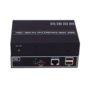 1080P HDMI <span class=keywords><strong>KVM</strong></span> Extender 150m su CAT5e 6 7 cavo Ethernet supporto 1 a 1 - Product Image 2