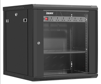 Armoire réseau murale de luxe 12U, rack de serveur de centre de données 19 pouces