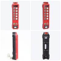 Control Remoto Industrial por Radio de Doble Velocidad con 10 Botones Bloqueables, Impermeable IP67 para Grúa Pórtico y Polipasto