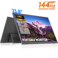 Écran portable LCD 23,8 pouces 1080P, dalle IPS, HDR 144Hz, corps ultra-fin, pour achat en gros personnalisé, en stock
