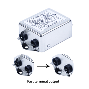 Ybx Chất lượng cao duy nhất giai đoạn thấp vượt qua bộ lọc nhanh thiết bị đầu cuối tăng cường EMI bộ lọc - Product Image 2