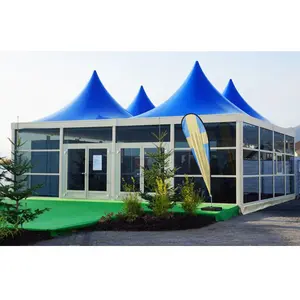 Kenten Oem/Oem Custom 10X10 Tent Grote Pagode Tent Pvc Aluminium Luxe Tenten Voetbal Vervangende Schuilplaats