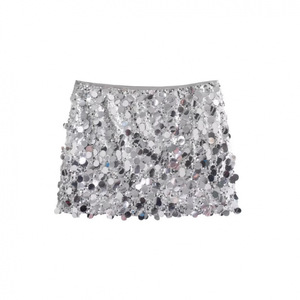 Minifalda Bodycon de Cintura Alta con Lentejuelas Bordadas y Antiarrugas, Estilo A-line, Sexy, para Mujer, Colección Primavera 2026, Comercio Exterior Transfronterizo - Product Image 5