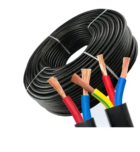 Fils électriques en cuivre 3*2.5mm 3*4mm 3*6mm PVC isolation PVC enduit fil et câbles