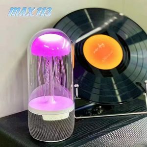 Lámpara LED Multifuncional con Forma de Medusa, Altavoz, <span class=keywords><strong>Luz</strong></span> <span class=keywords><strong>Nocturna</strong></span>, <span class=keywords><strong>Luz</strong></span> Ambiental Creativa <span class=keywords><strong>para</strong></span> Acuario, Recargable por USB, Diseño Moderno - Product Image 2