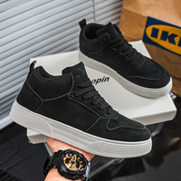 Chaussures de skate classiques en daim personnalisées avec logo Hambo 39-48, couleur vert armée, plateforme épaisse, chaussures décontractées à lacets, chaussures de marche quotidiennes