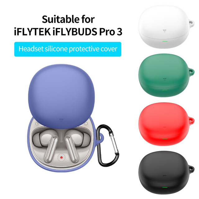 Cheap Wholesale Online Silicone bluetooth Earphones case for Kuaishou Xunfei IFLYBUDS Pro 3 Headphone Case