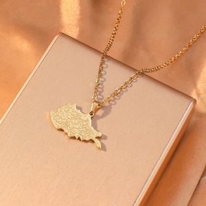 Nouveau Collier Carte de Palestine 2026 Pendentif Carte <span class=keywords><strong>du</strong></span> <span class=keywords><strong>Liban</strong></span> en Acier Inoxydable Calligraphie Arabe Bijoux Islamiques Musulmans pour Hommes et Femmes - Product Image 3